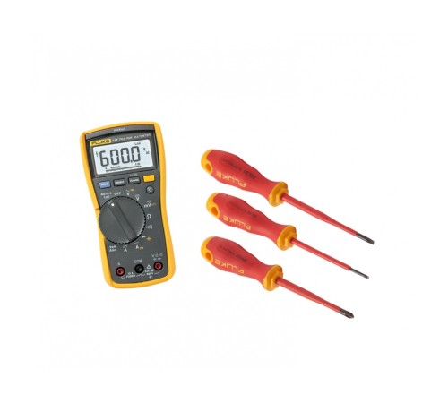 Комплект Fluke IB117M - мультиметр Fluke 117 с набором отвёрток