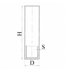 Цилиндр для растворов, эскиз 2-781