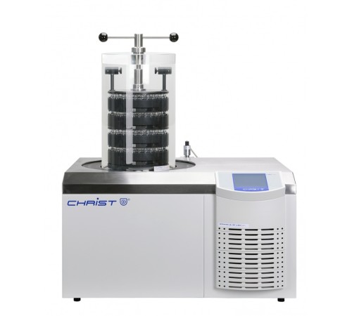 Лиофильная сушка Martin Christ Gamma 2-16 LSCplus, комплект с 4 полками 250 мм с запечатывающим устройством Лиофильная сушка Martin Christ Gamma 2-16 LSCplus, комплект с 4 полками 250 мм с запечатывающим устройством