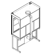Система вентиляции тумбы (СВТ) ЛАБ-PRO СВТ-ШВ 90/120/150