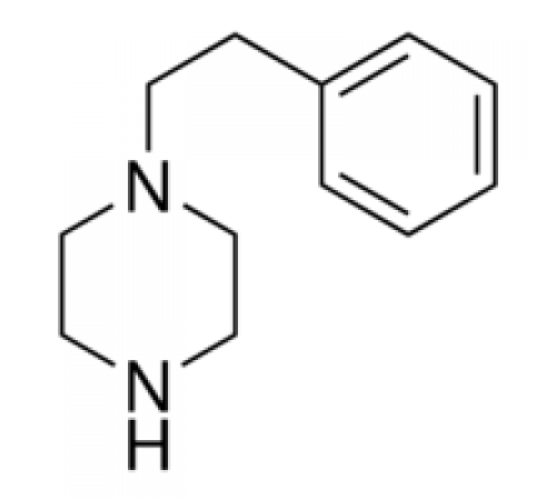 1 - (2-фенилэтил) пиперазин, 98%, Alfa Aesar, 10 г