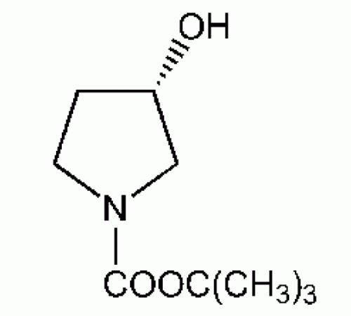 (S) - (+) - 1-Вос-3-гидроксипирролидина, 99%, 99% эи, Alfa Aesar, 1г