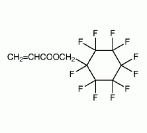 (Перфторциклогексил) метилакрилата, 96%, удар. с 100ppm 4-метоксифенол, Alfa Aesar, 25г